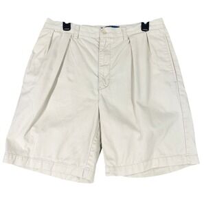 Vintage 90s Polo Ralph Lauren Tyler Pleated Chino Shorts Mens 36 Classic Casual